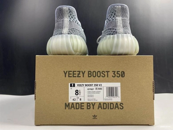 Blue GY7657 350 V2 Ash Boost Adidas Yeezy 0808